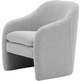 Zella Accent Arm Chair in Gray Fabric
